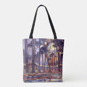 Tote Bag Piet Mondrian peinture, Forêt (Dos)