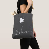 Tote Bag Pig Feathers (De près)