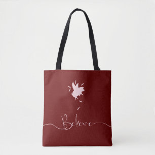 Tote Bag Pig Feathers