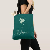 Tote Bag Pig Feathers (De près)