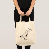 Tote Bag Pigeon Bag. (Devant (produit))