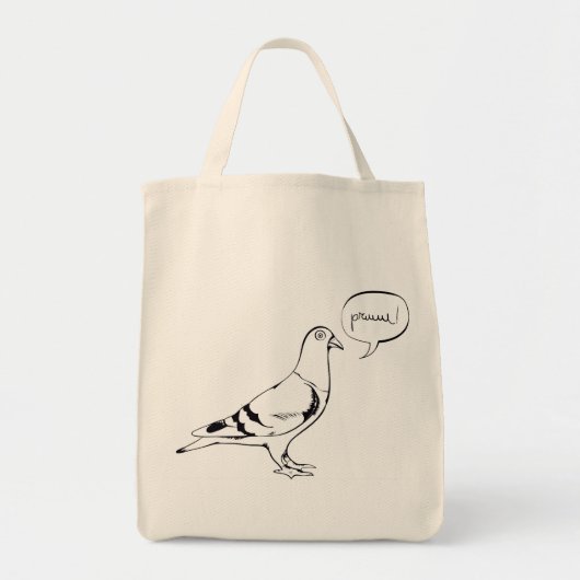 Tote Bag Pigeon Bag. (Devant)