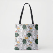 Tote Bag Pigeon blanc (Devant)