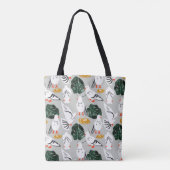 Tote Bag Pigeon blanc (Dos)