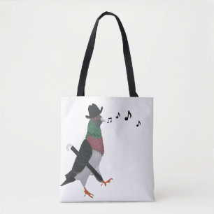 Tote Bag Pigeon en ville drôle