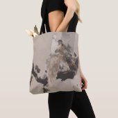 Tote Bag Pigeons dans un arbre par Watanabe Seitei (De près)