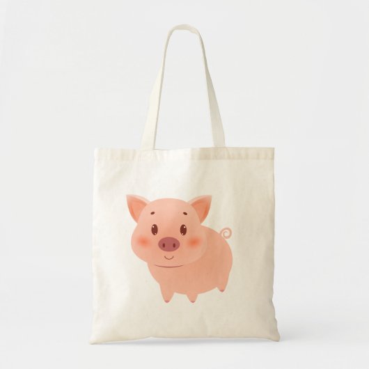 Tote Bag Piggy Cute (Devant)