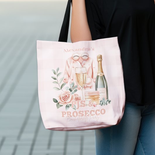 Tote Bag Pijamas et Prosecco Bachelorette Party