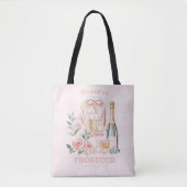 Tote Bag Pijamas et Prosecco Bachelorette Party (Devant)
