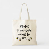 Tote Bag Pilates et moi étions censés être. (Dos)