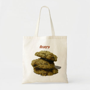 Tote Bag Pile nommée personnalisée d'amants de biscuit de