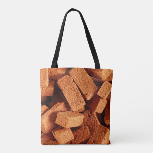Tote Bag Pile of bricks background (Dos)