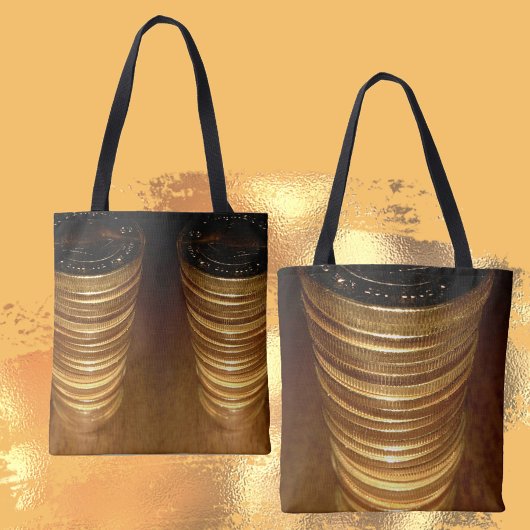 Tote Bag Piles de pièces d'or
