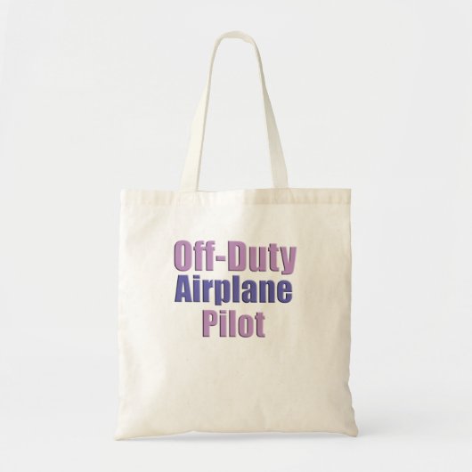 Tote Bag pilote d'avion (Devant)
