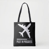 Tote Bag Pilote en cours (Devant)