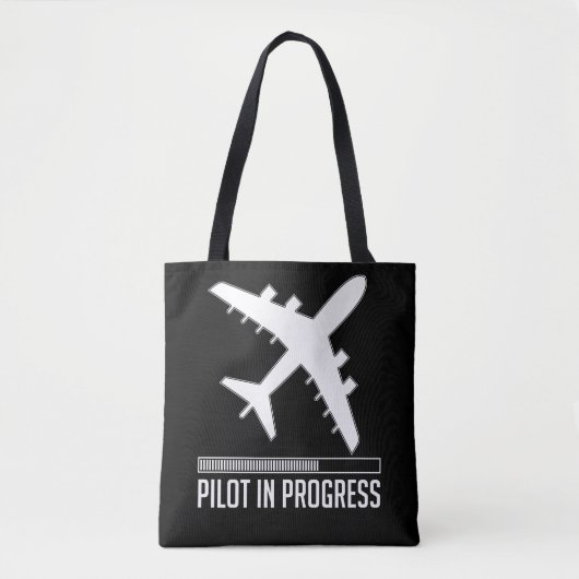 Tote Bag Pilote en cours (Devant)