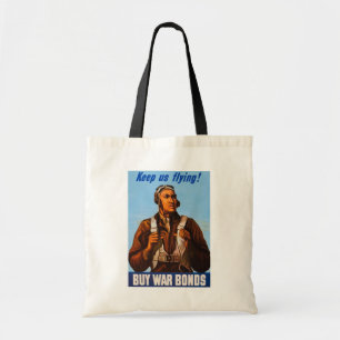 Tote Bag Pilotes d'aviation afro-américains de 2ÈME GUERRE