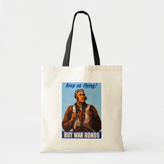 Tote Bag Pilotes d'aviation afro-américains de 2ÈME GUERRE (Devant)