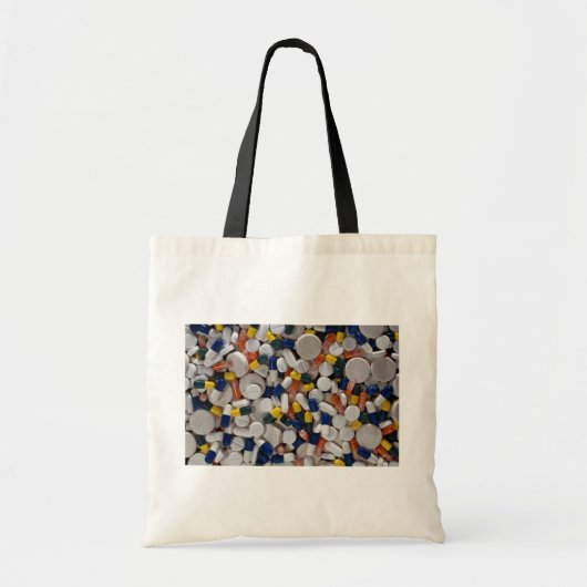 Tote Bag Pilules colorées (Devant)