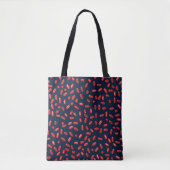 Tote Bag Pilules rouges Motif répétitif (Devant)