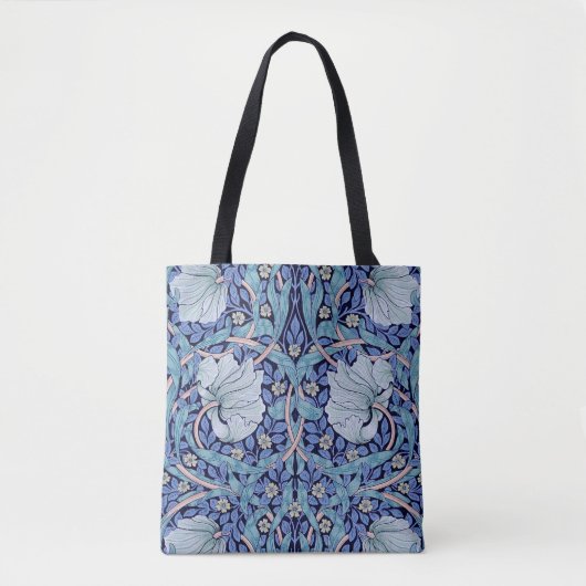 Tote Bag Pimpernel Blue, William Morris (Devant)