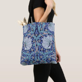 Tote Bag Pimpernel Blue, William Morris (De près)