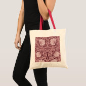 Tote Bag Pimpernel Maroon, William Morris (Devant (produit))