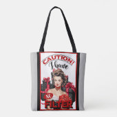 Tote Bag Pin-up de Noël Rétro sans Filtre (Dos)