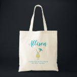 Tote Bag Piña Colada Mariage tropical Bridesmaid<br><div class="desc">Remplissez ce joli sac avec les accessoires dont vos filles ont besoin pour votre bachelorette ou week-end mariage!</div>