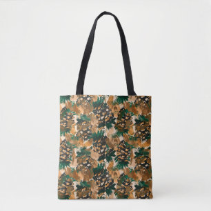 Tote Bag Pinecones d'aquarelle Abstraite rustique