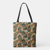 Tote Bag Pinecones d'aquarelle Abstraite rustique (Dos)