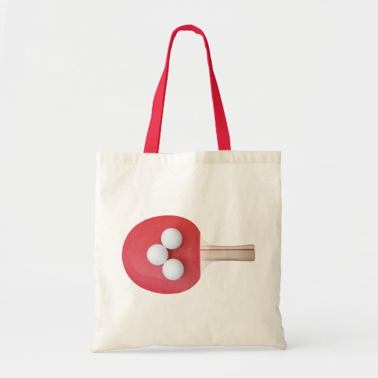 Tote Bag Ping Pong Paddle et Balls (Devant)