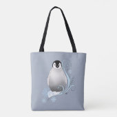 Tote Bag Pingouin Art Nouveau Snowflakes (Dos)
