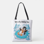 Tote Bag Pingouin dans la glace (Dos)