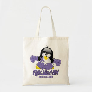 Tote Bag Pingouin de combat de TDAH