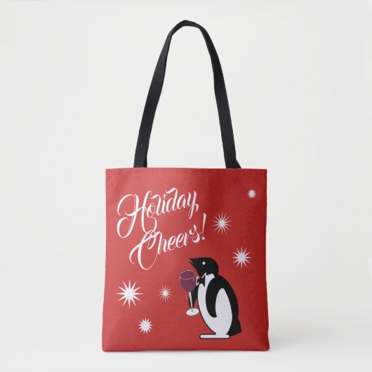Tote Bag Pingouin de vacances (Devant)
