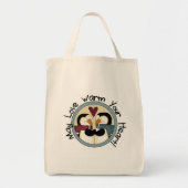 Tote Bag Pingouin Love T-shirts et cadeaux de vacances (Devant)
