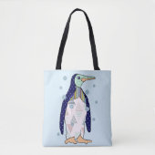 Tote Bag Pingouin modèle (Devant)