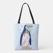 Tote Bag Pingouin modèle (Dos)