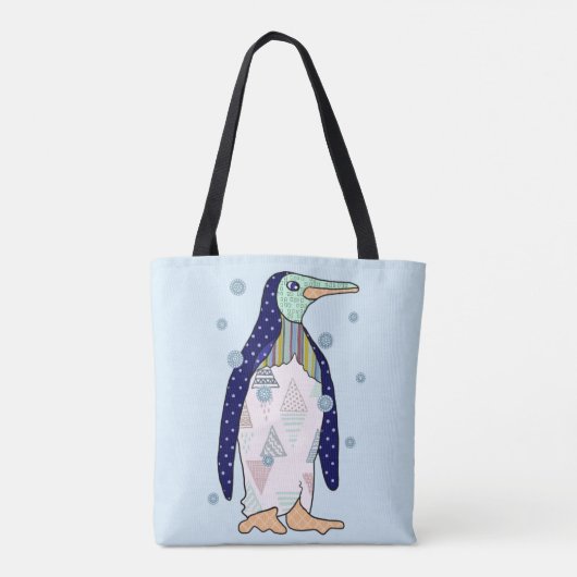 Tote Bag Pingouin modèle (Dos)