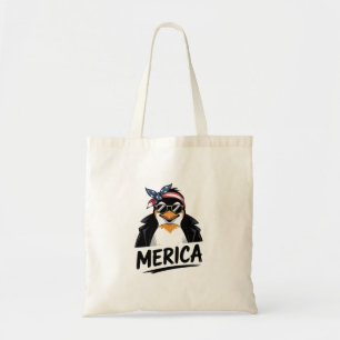 Tote Bag Pingouin Résiste À La Manifestation Contre Les Pin