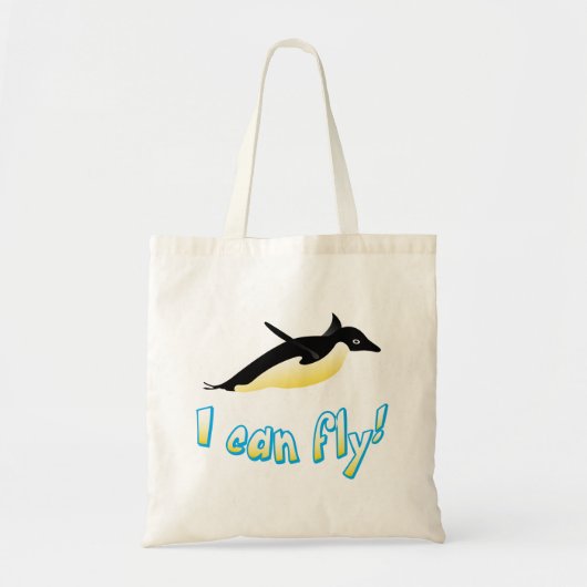 Tote Bag Pingouin volant (Devant)