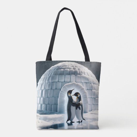 Tote Bag Pingouins Dansant Lente Par Igloo (Dos)