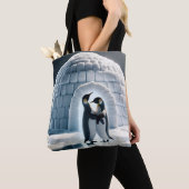 Tote Bag Pingouins Dansant Lente Par Igloo (De près)