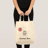 Tote Bag Pink Clover Ribbon (Devant (produit))