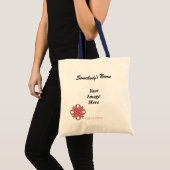 Tote Bag Pink Clover Ribbon (Devant (produit))