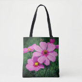 Tote Bag Pink cosmos Flowers (Devant)