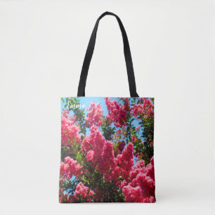 Tote Bag Pink Crape Myrtle Tree Flowers Photographie