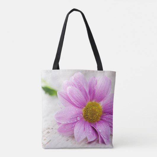 Tote Bag Pink Daisy Fourre-tout (Dos)