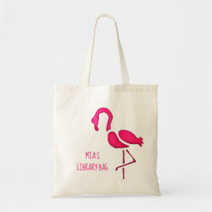 Tote Bag Pink flamingo pop art unique